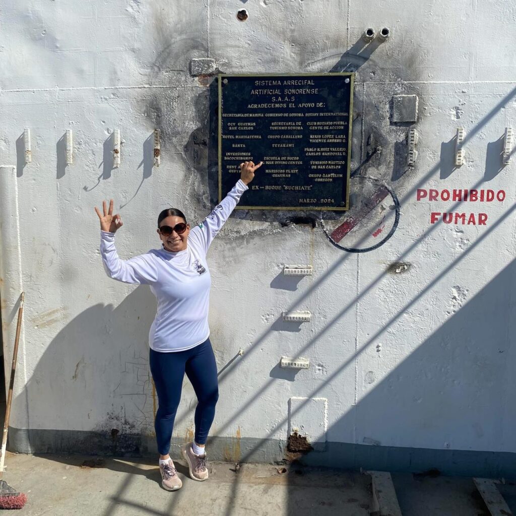 Logra Feliza Ríos cumplir retos en la creación del Sistema Arrecifal Artificial Sonorense 6 44