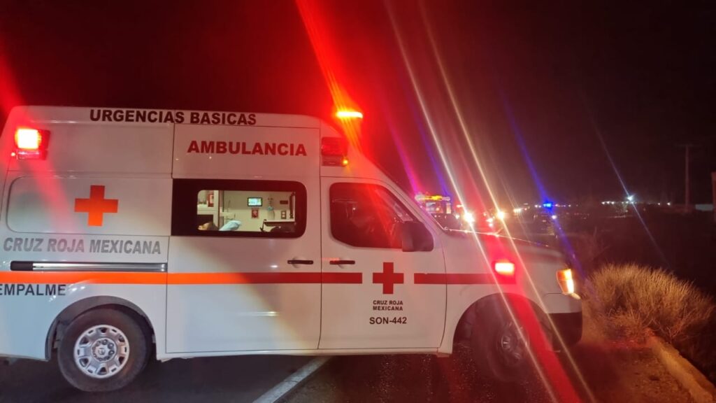 Deja volcamiento cinco heridos al sur de Empalme 4 456