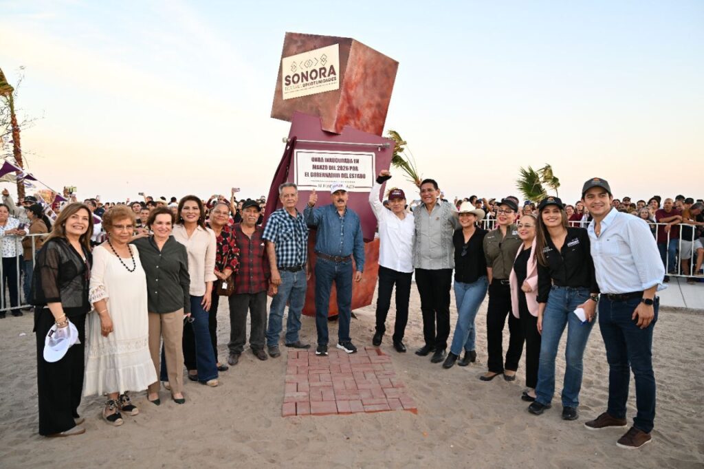 Gobernador Alfonso Durazo cumple con malecón turístico en el Cochórit 2 497