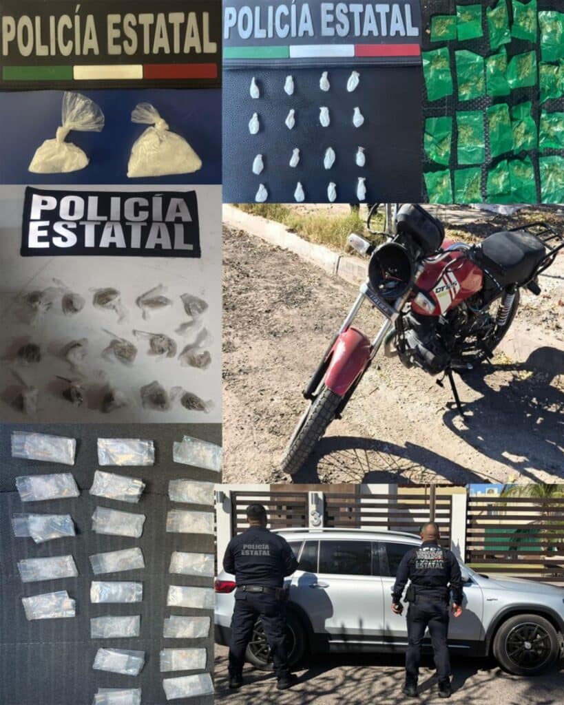 Fuerza operativa de la Policía Estatal incauta más de 750 envoltorios con narcótico 1 499