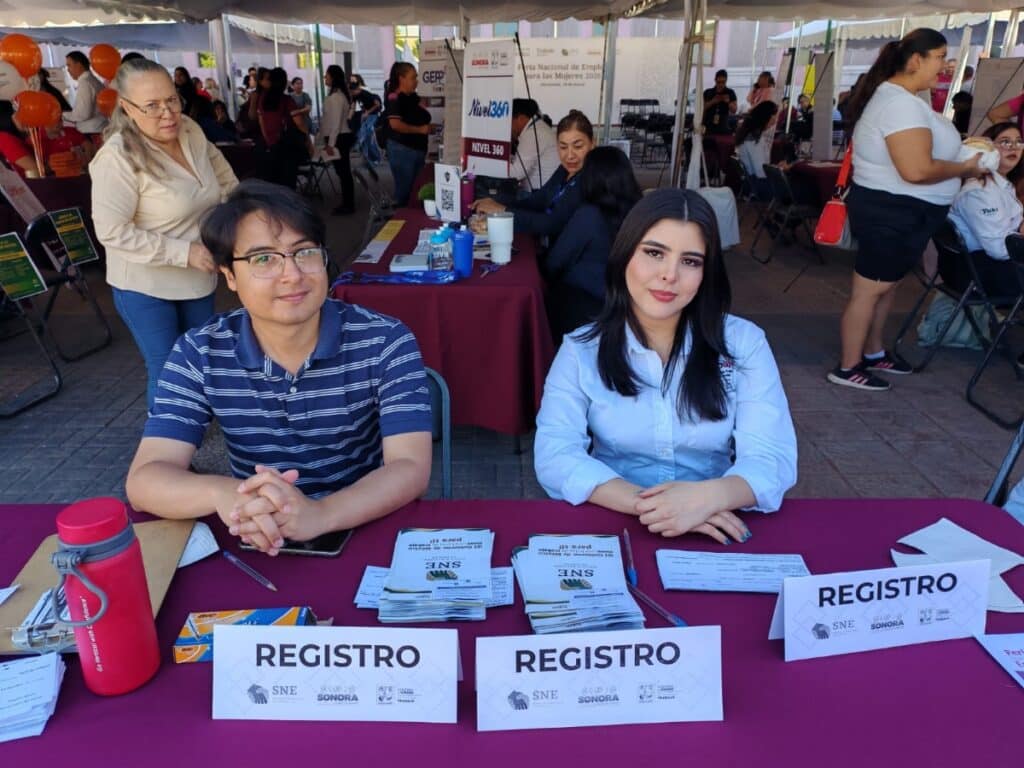 Gobierno de Sonora se sumó a la Feria Nacional de Empleo para las Mujeres 1 522