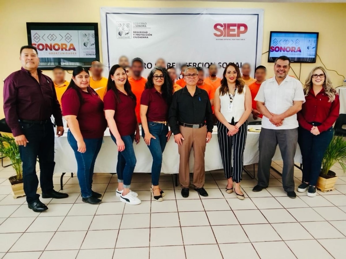Capacitación para el trabajo fortalece la reinserción social en el SIEP Sonora