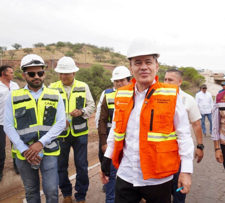 Gobernador Durazo invierte 770 millones en obras hidráulicas para la frontera 1 607