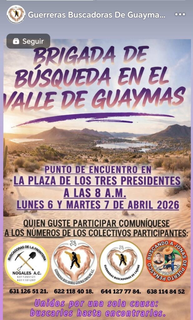 Harán mega jornada de búsqueda 1 Screenshot 20260331 110302 com.facebook.katana 1