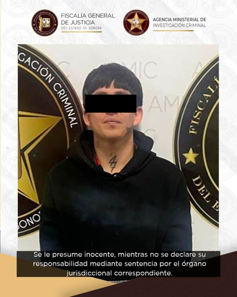 Captura AMIC en flagrancia a sujeto por robo con violencia y lesiones calificadas en vivienda en Hermosillo 1 WhatsApp Image 2026 03 03 at 5.29.49 PM