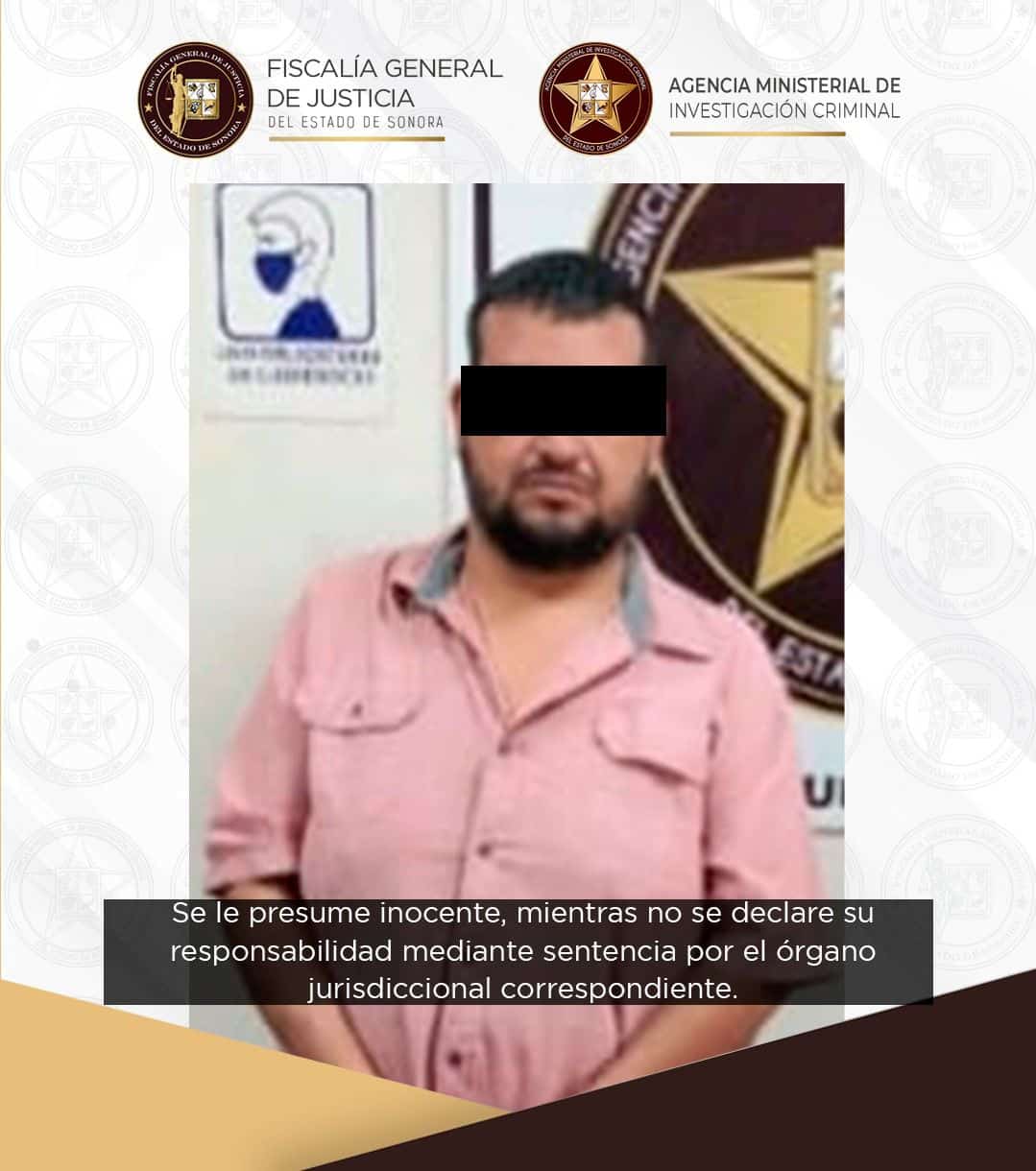 FGJES obtiene vinculación a proceo contra sujeto por violación equiparada agravada en Cajeme