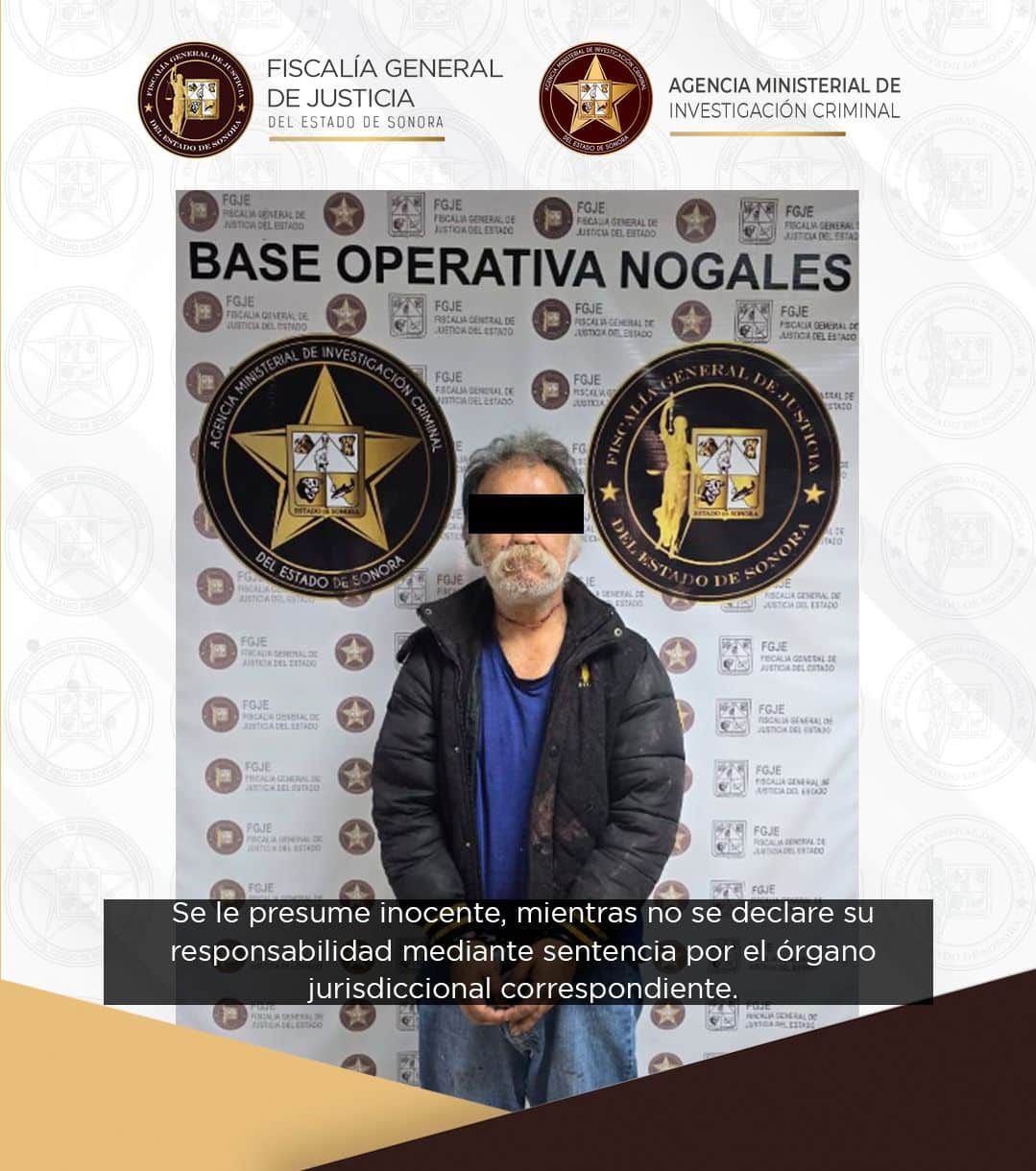 Formula FGJES imputación a sujeto por feminicidio de su madre en Nogales