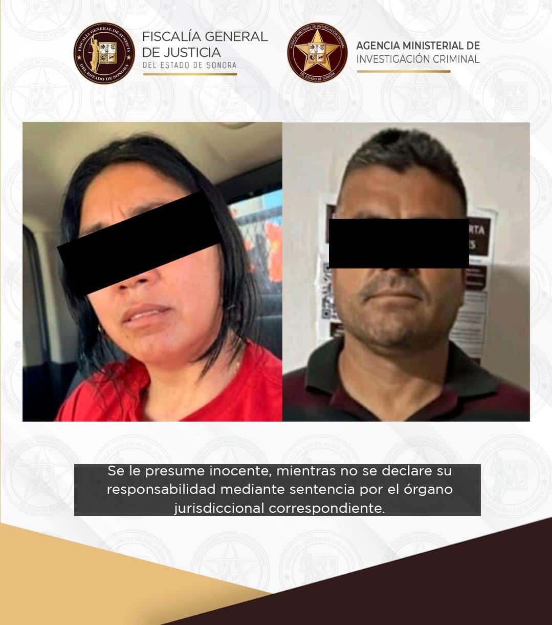 FGJES formula imputación contra dos personas por narcomenudeo en Caborca