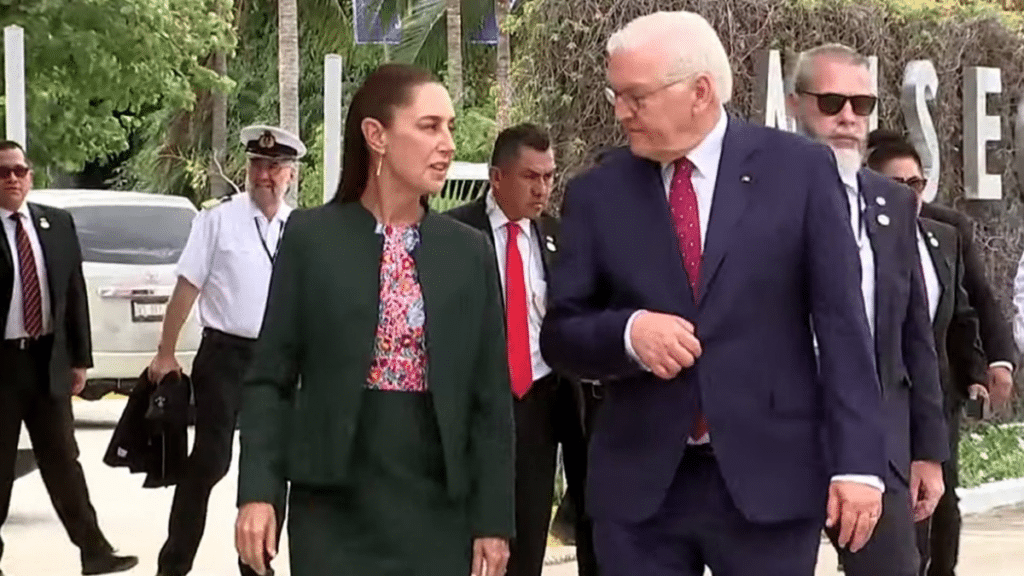 Sheinbaum recibe al presidente de Alemania en Quintana Roo 2 image 1100