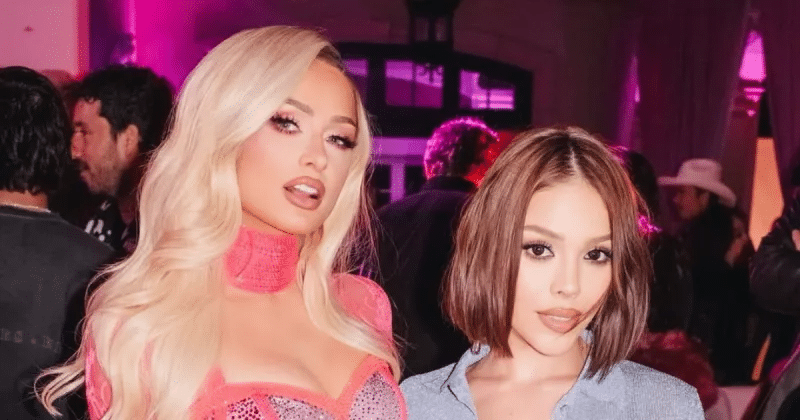 Danna deslumbra en el cumpleaños de Paris Hilton 1 Danna