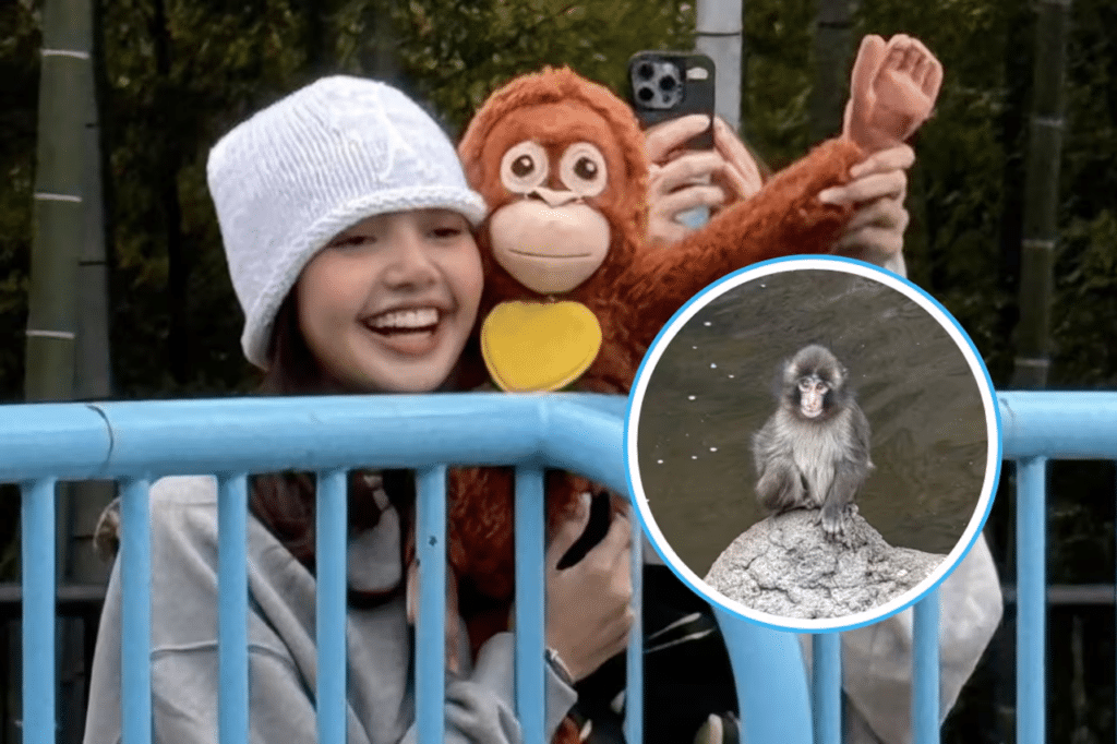 Lisa de BLACKPINK sorprende al mono viral Punch 1 Lisa
