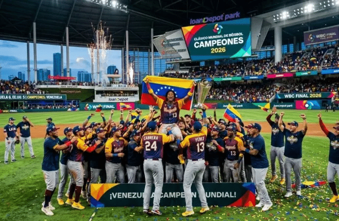 Venezuela se corona campeona y alcanza la gloria máxima en el Clásico Mundial de Béisbol 1 image 943
