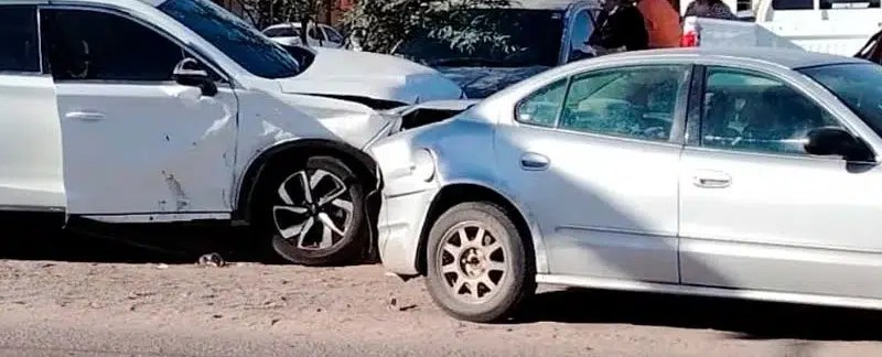 Choque por alcance en la Calzada