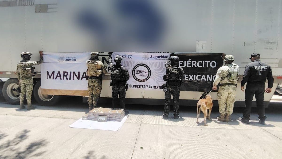 Aseguran más de 60 kilos de cocaína en Colima; detienen a cuatro personas