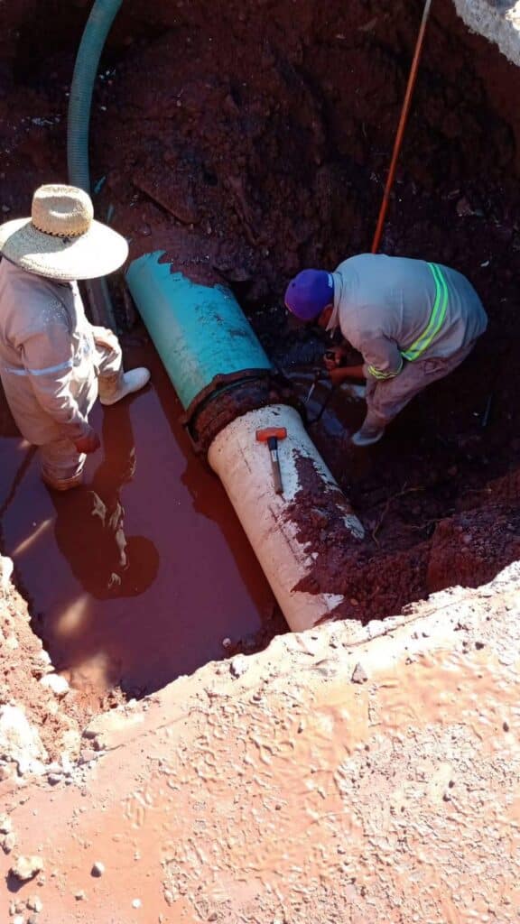 Reparará CEA fugas de agua potable en diversas colonias de Guaymas 1 342