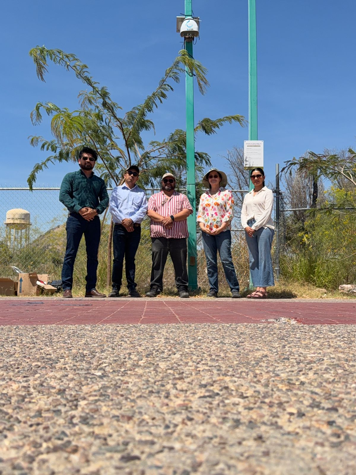 Gobierno de Sonora fortalece monitoreo de la calidad del aire con instalación de sensor