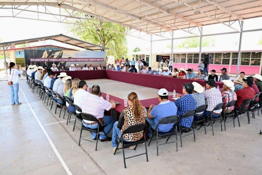 Gobernador Durazo respalda al Fuerte Mayo y asegura agua para el campo 1 660