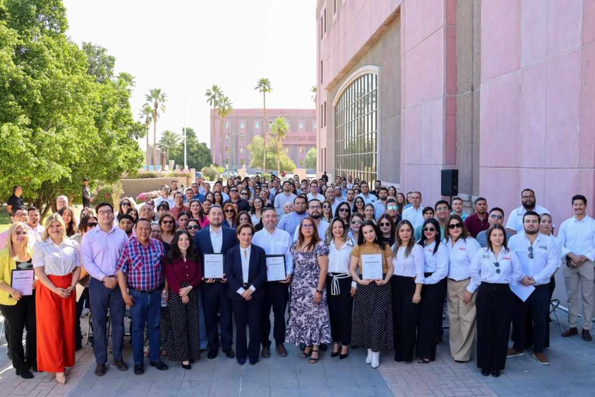 Gobierno de Sonora reconoce a servidores públicos en el cumplimiento anticipado de la declaración patrimonial
