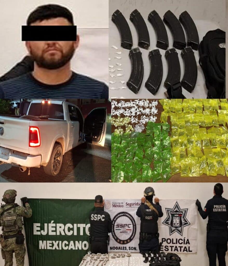 Acciones de la Policía Estatal en coordinación operativa aseguran más de 750 envoltorios de narcótico en Nogales 1 705