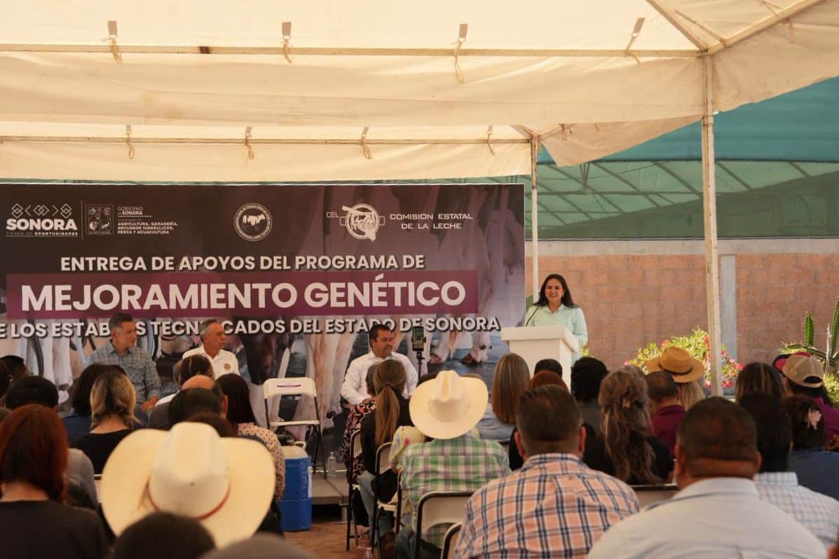 Gobierno de Sonora fortalece la productividad lechera con programa de mejoramiento genético