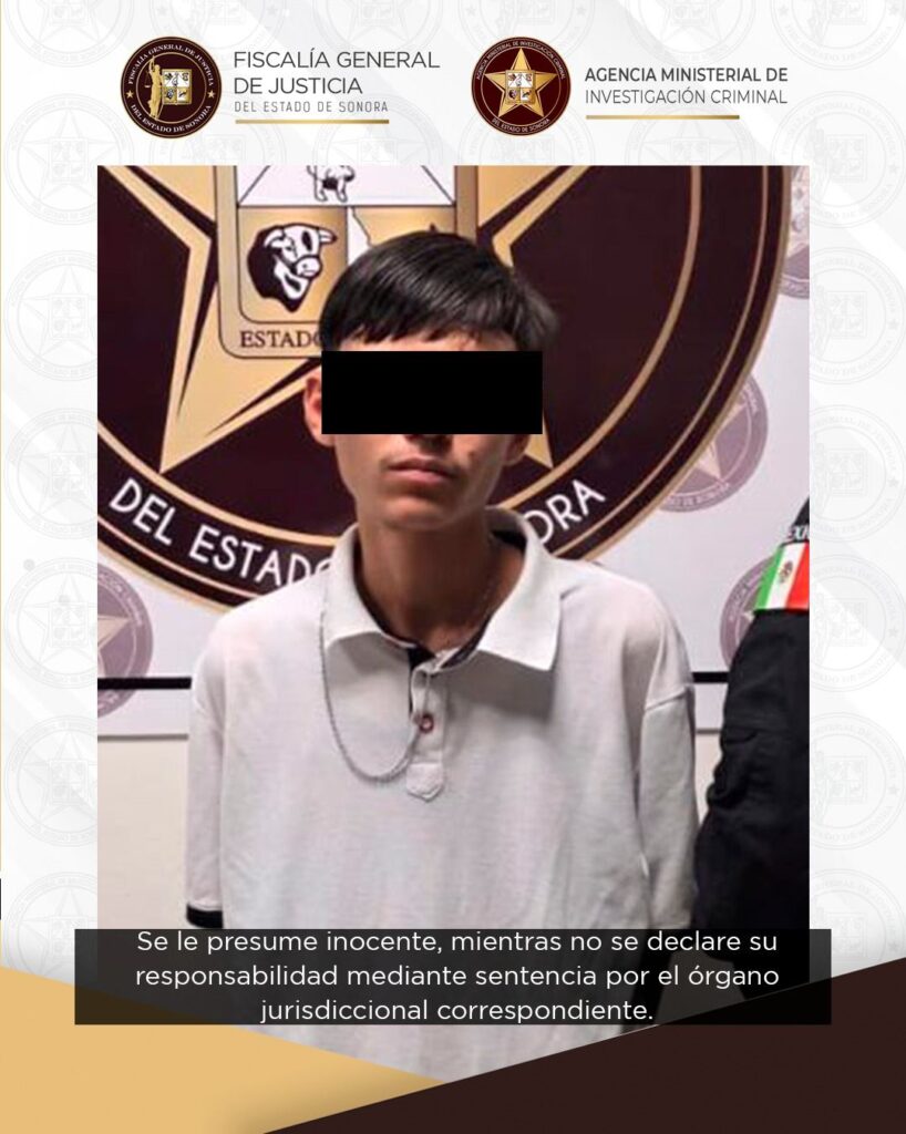 FGJES captura a Cristian Adrián "N" por tentativa de homicidio en Cajeme 1 739