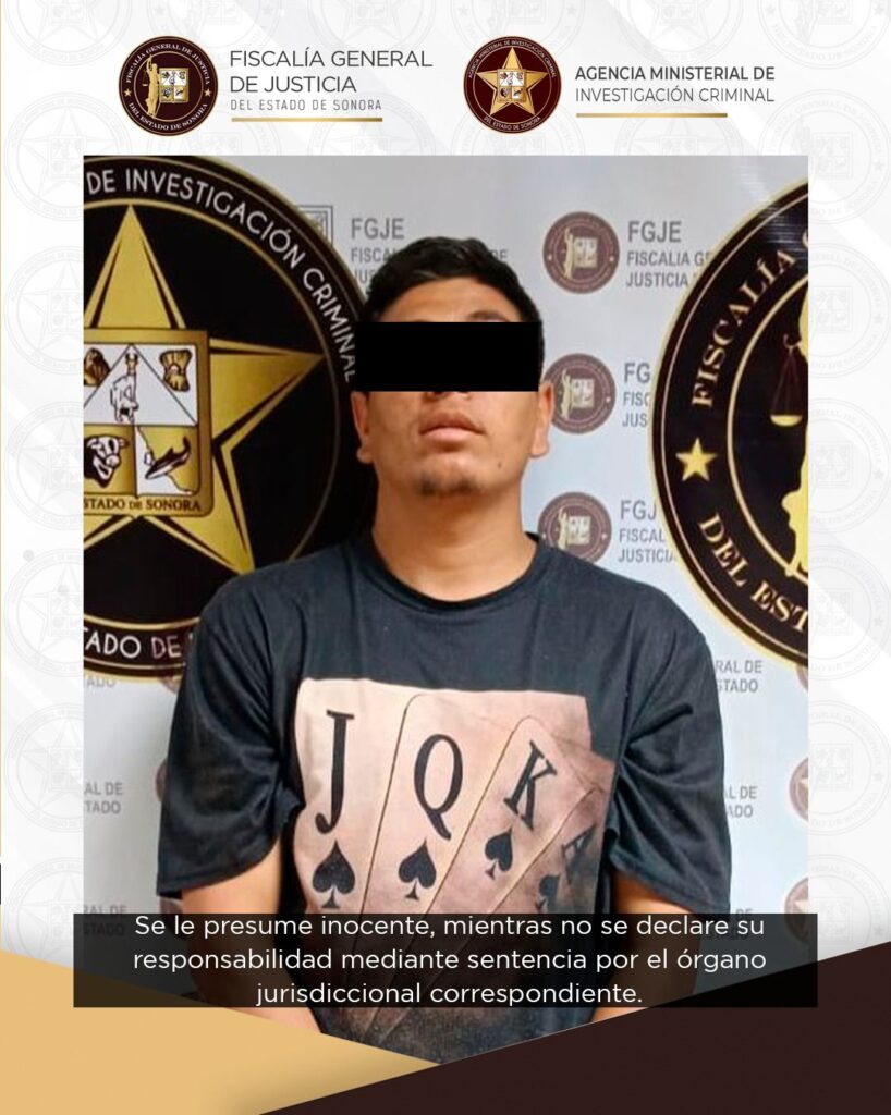 FGJES ejecuta orden de aprehensión contra José Luis "N" por lesiones graves en Nogales 1 740