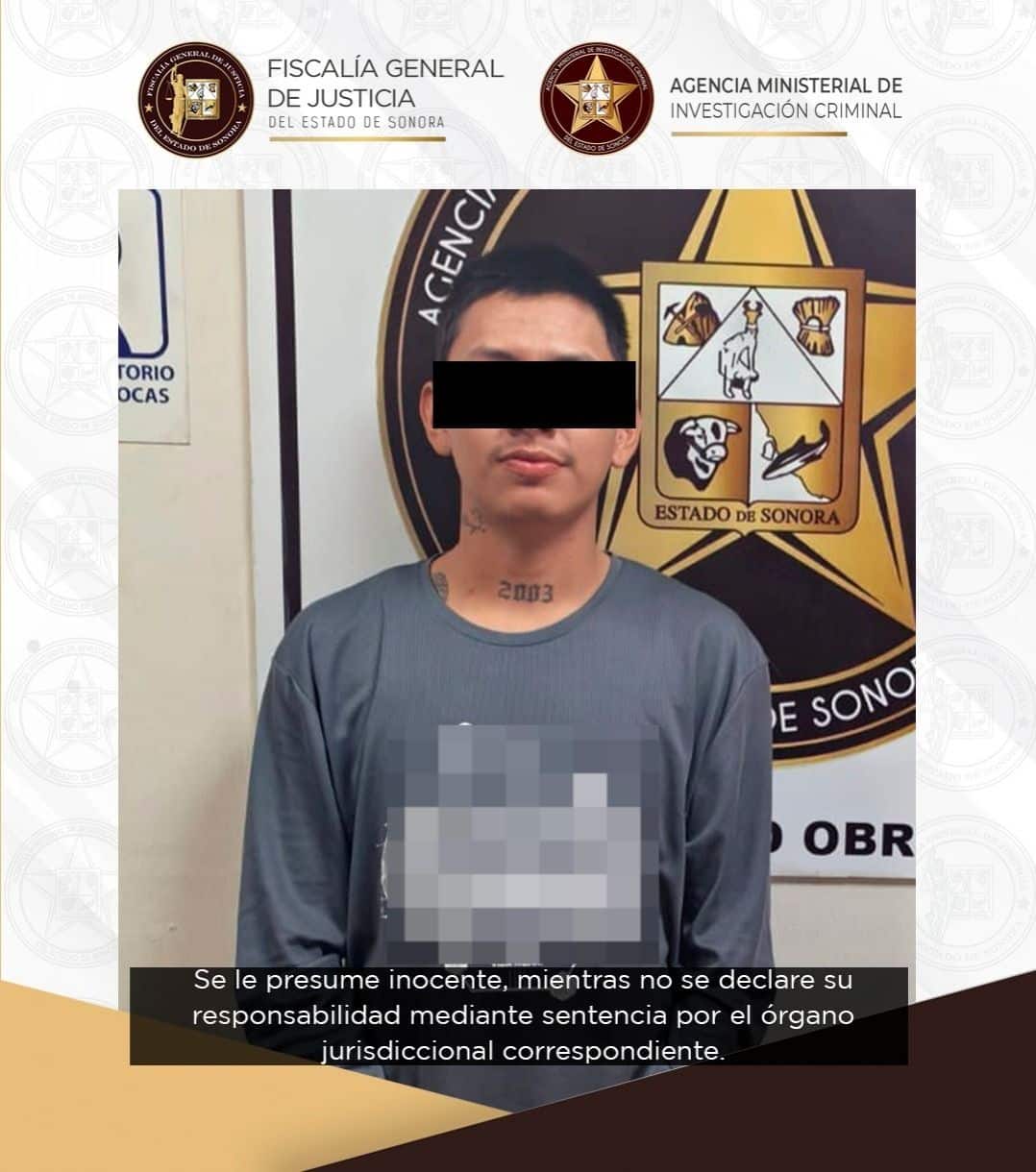 En prisión preventiva sujeto vinculado por violencia familiar Cajeme: FGJES