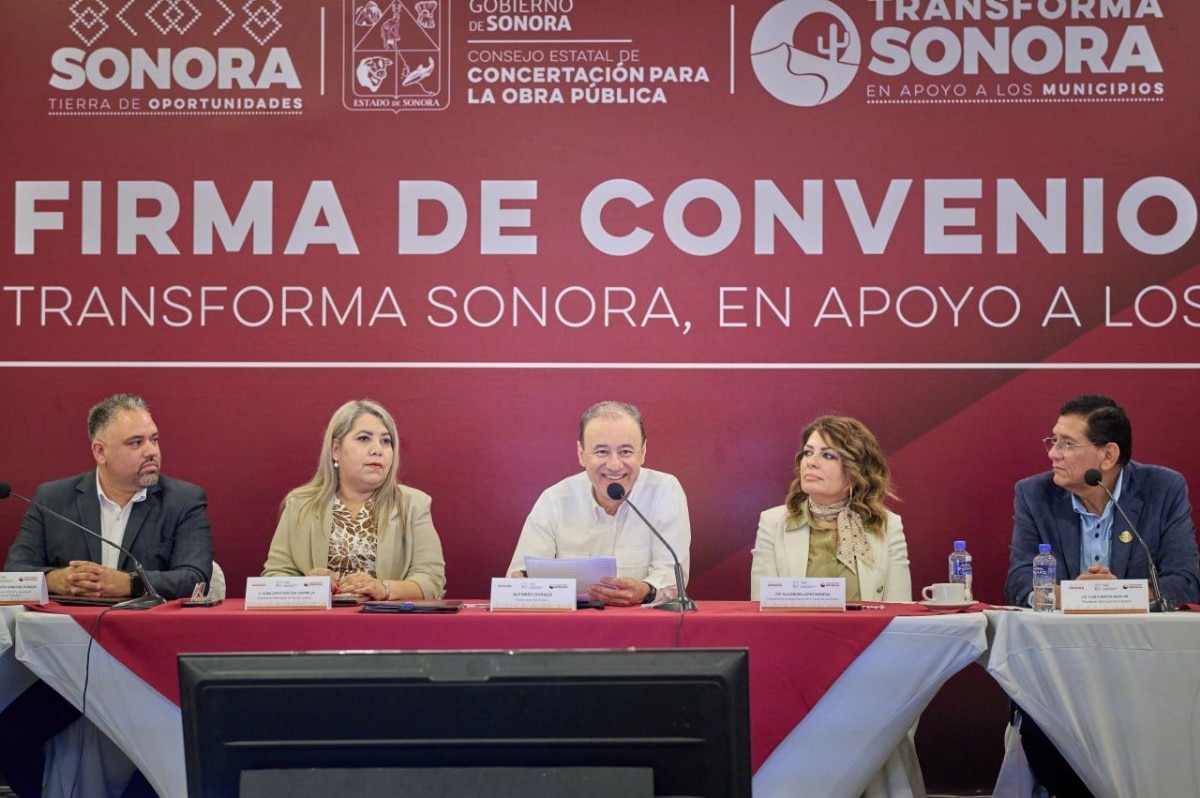 Gobernador Durazo impulsa 470 obras públicas para atender rezagos en municipios de Sonora