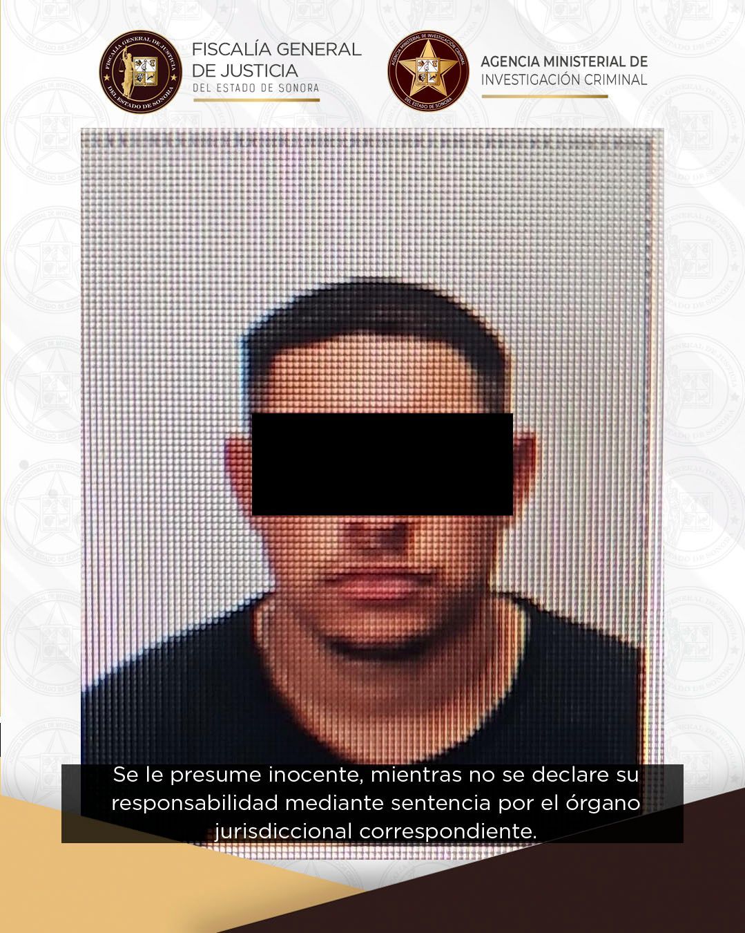 FGJES ejecuta orden de aprehensión en reclusión por homicidio calificado y tentativa de homicidio en San Luis Río Colorado