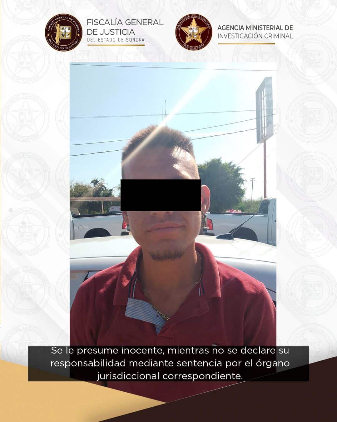 FGJES obtiene vinculación a proceso de Jesús Manuel “N” por homicidio calificado en Hermosillo