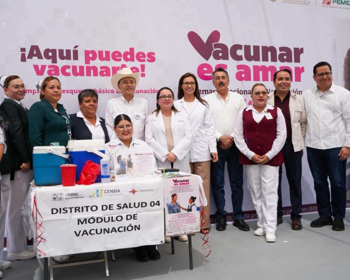 Arranca el Gobierno de Sonora la Semana Nacional de Vacunación “Vacunar es Amar”