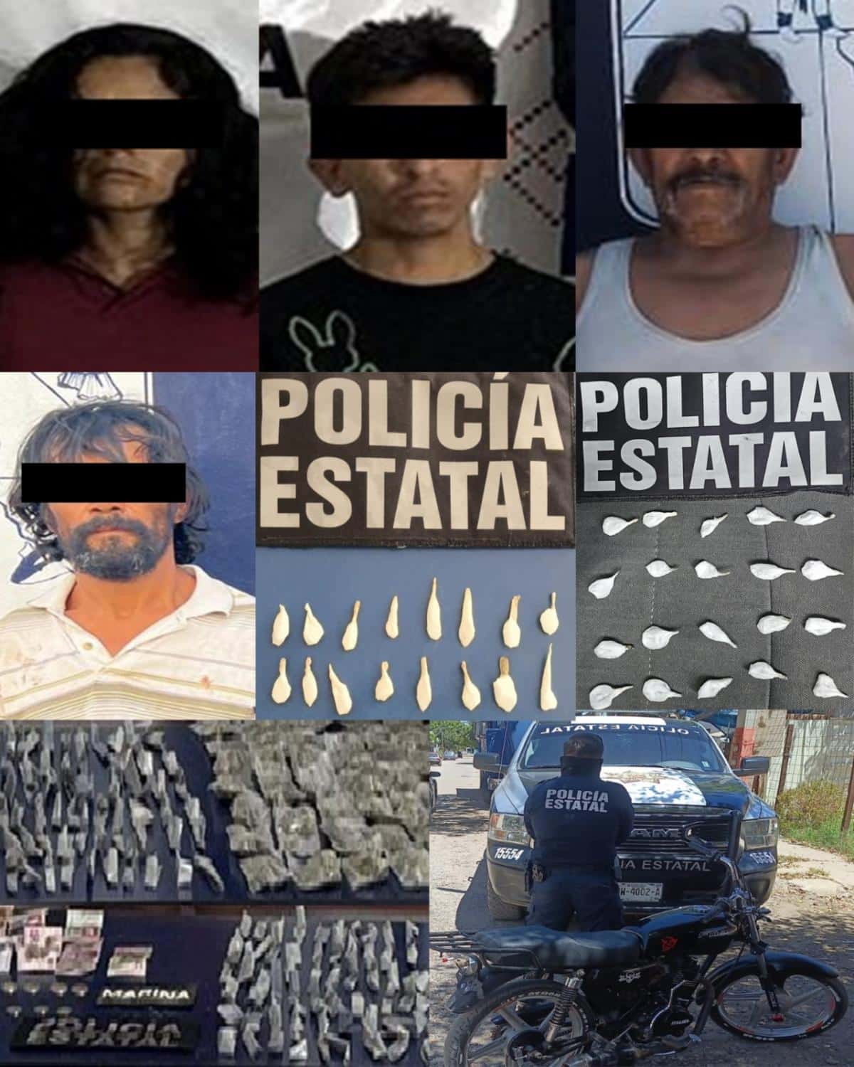 Incauta Policía Estatal y SEMAR más de 180 envoltorios de narcótico en Estación Corral