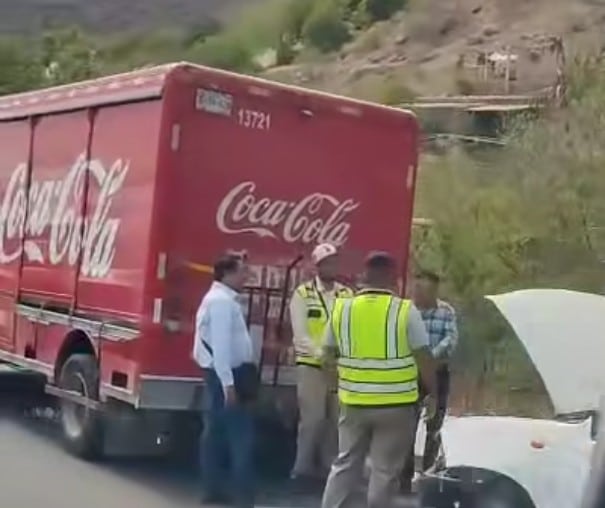 Aparatoso accidente en la Calzada