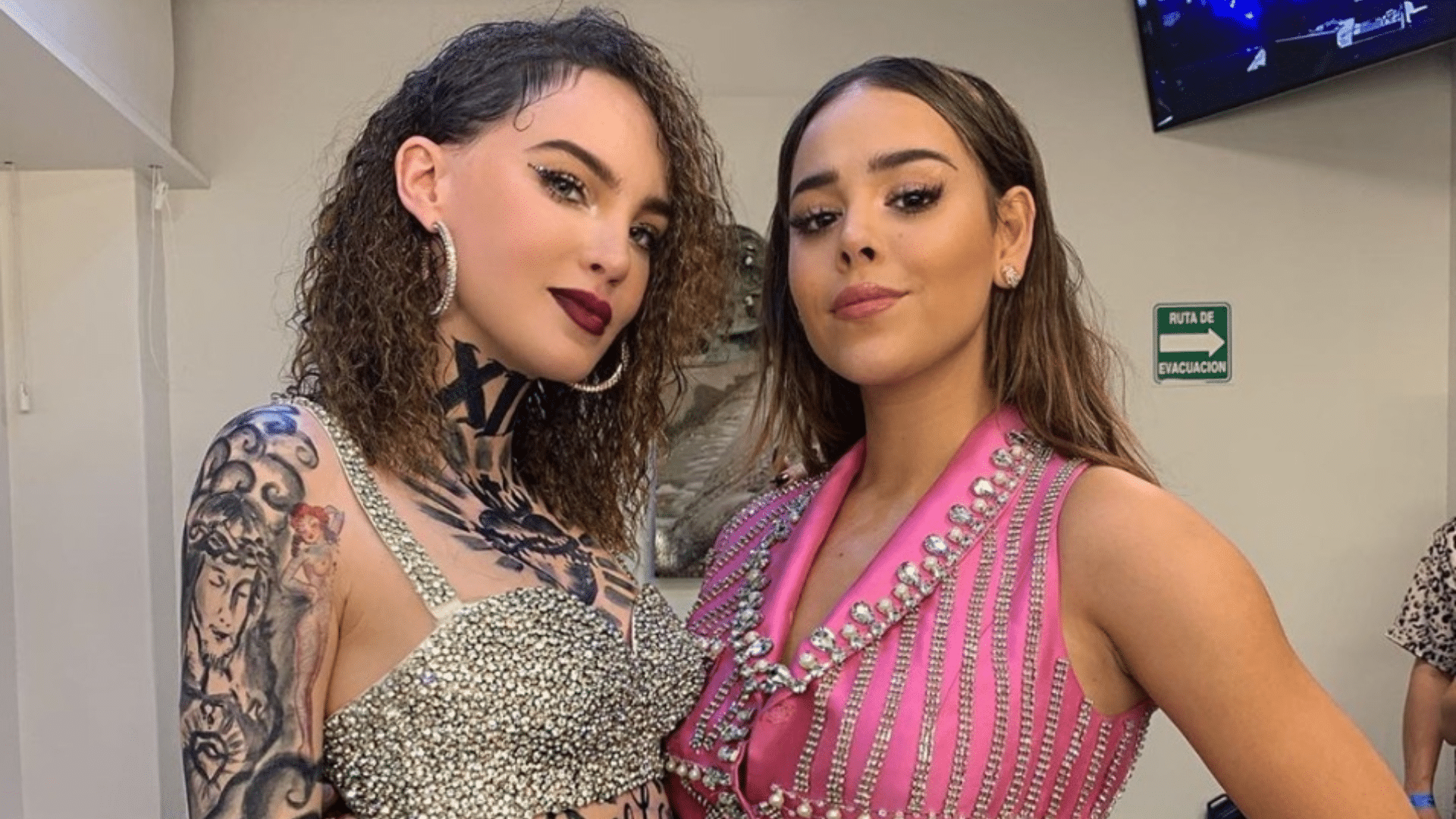 Danna Paola y Belinda confirman su cercanía en Madrid