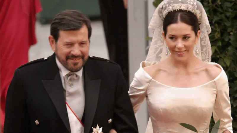 Mary de Dinamarca de luto por la muerte de su padre 1 Mary de Dinamarca