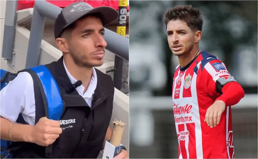 Isaac Brizuela es captado en un momento de cercanía con la afición en el Estadio Azteca 1 image 99