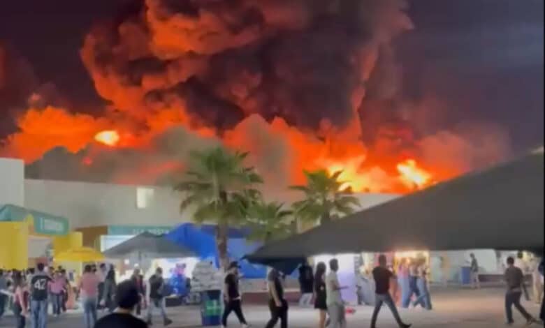 Vídeo: Incendio en Parque Tabasco deja cinco muertos