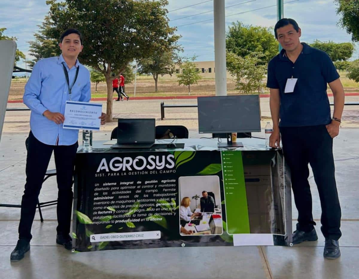 Estudiante de la UTEtchojoa desarrolla plataforma web para elevar la eficiencia del sector agrícola