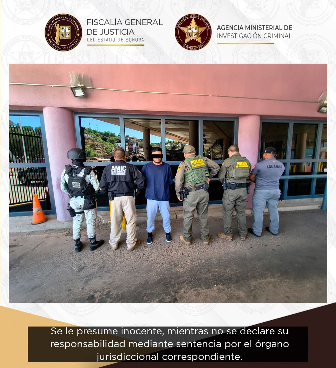 Capturan en Nogales a imputado tras ser deportado por violencia familiar en Magdalena de Kino
