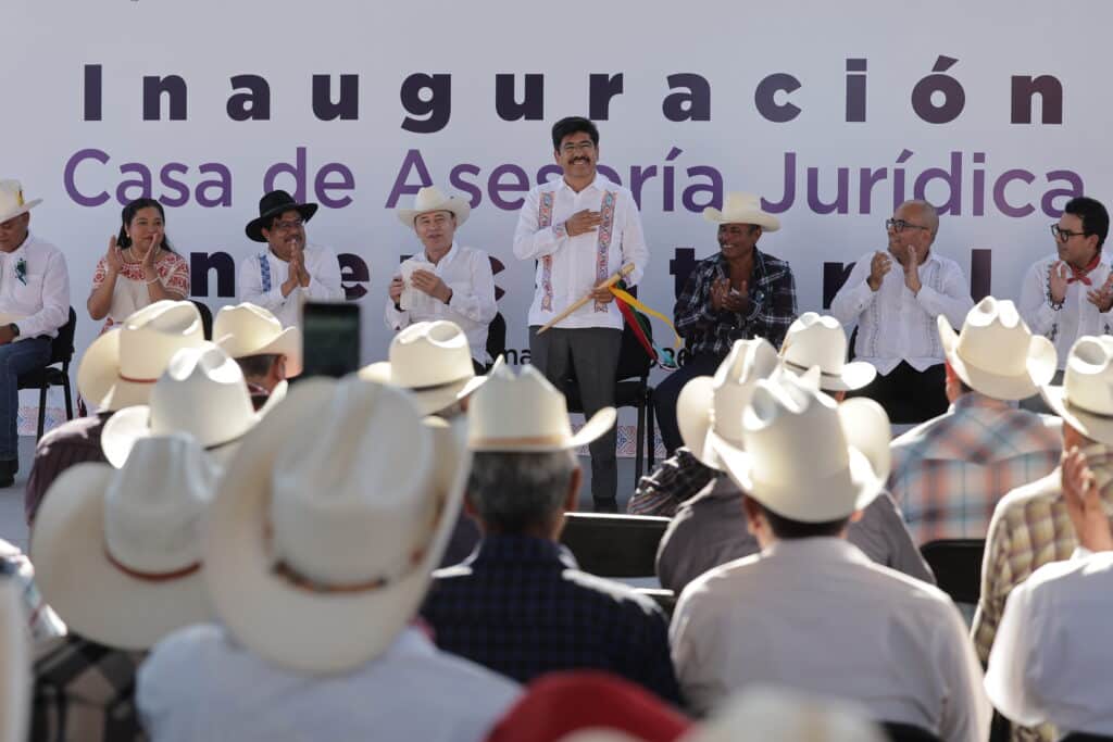 Ministro presidente Hugo Aguilar Ortiz inaugura Casa de Asistencia Jurídica Intercultural en Vicam 9 11