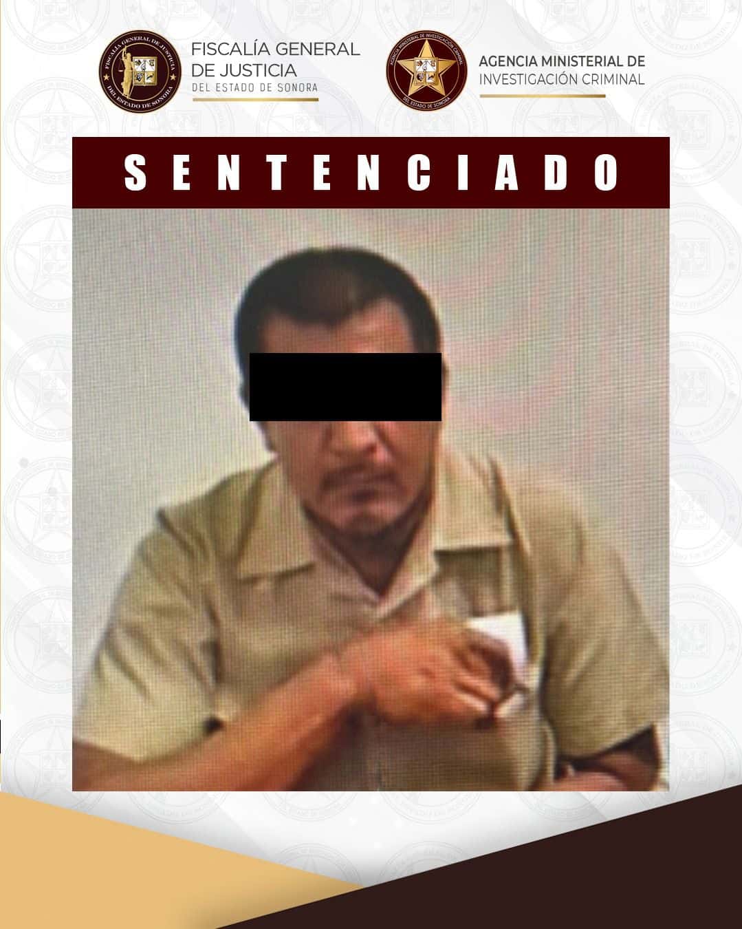 FGJES logra sentencia condenatoria de 27 años contra sujeto por tentativa de feminicidio en Guaymas