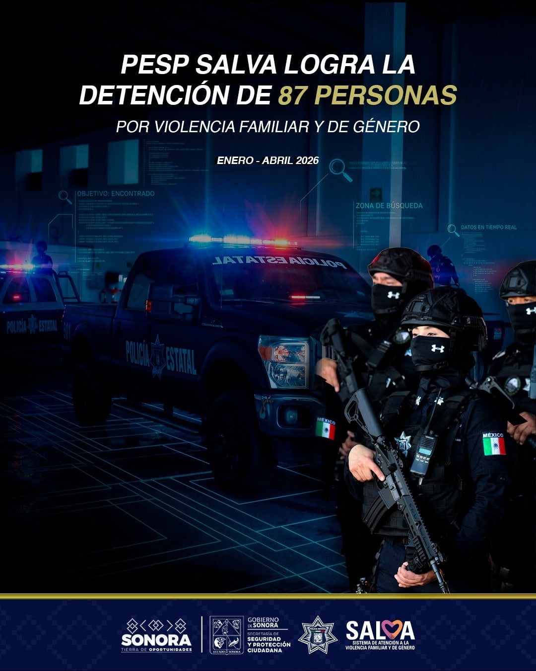 SALVA PESP refuerza acciones contra la violencia familiar y de género en Sonora
