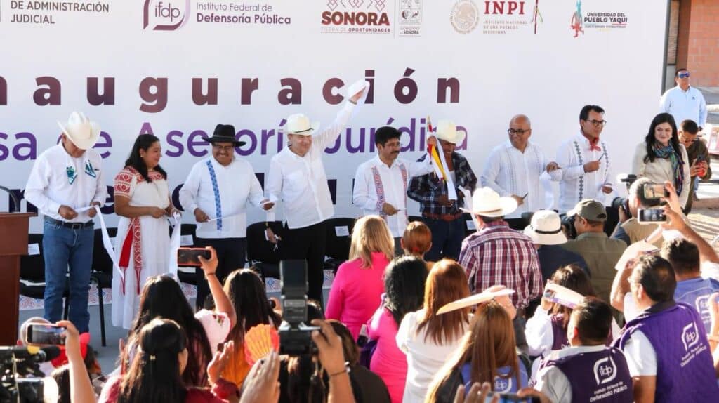 Ministro presidente Hugo Aguilar Ortiz inaugura Casa de Asistencia Jurídica Intercultural en Vicam 17 24
