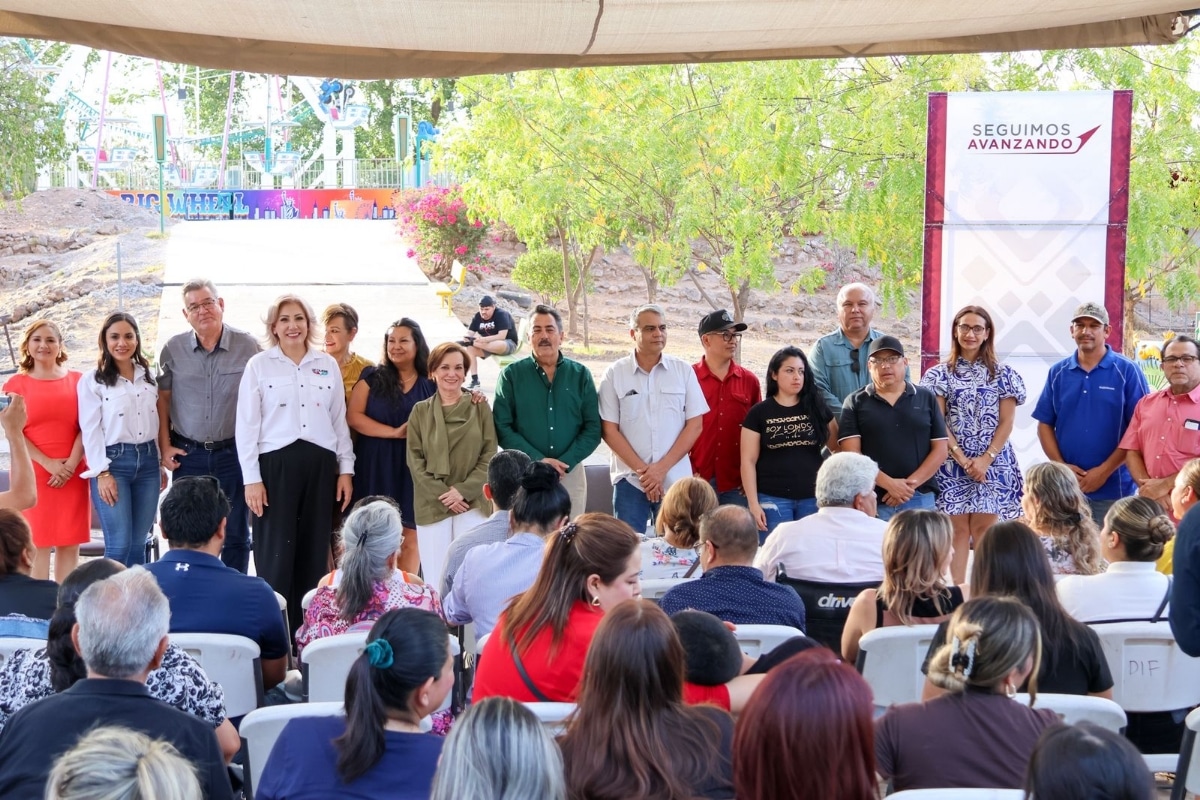 Gobierno de Sonora fortalece la participación ciudadana en la rehabilitación del Parque Infantil Ostimuri
