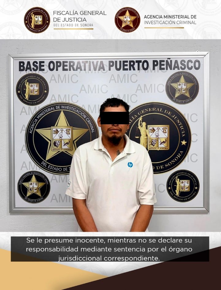 Formula FGJES imputación contra sujeto señalado por tentativa de homicidio en Puerto Peñasco