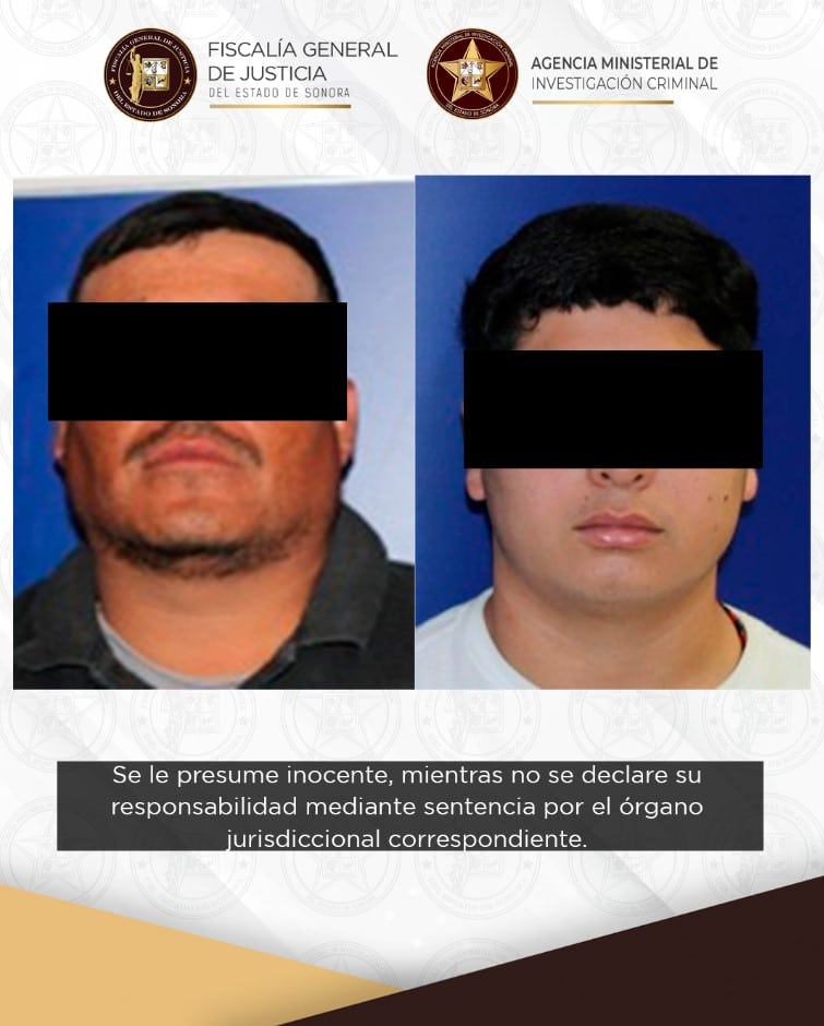 Captura AMIC a dos sujetos en Magdalena de Kino; FGJES formula imputación por homicidio calificado y tentativa de homicidio