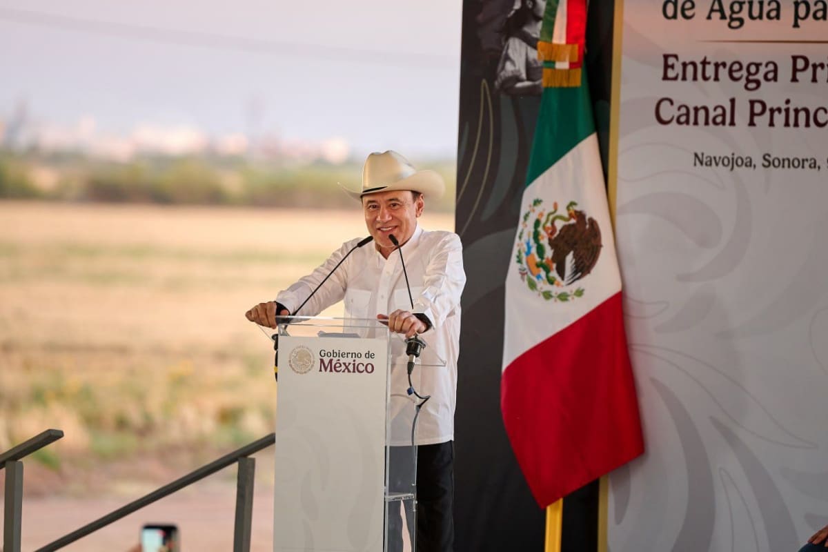 Gobernador Durazo y Presidenta Sheinbaum respaldan al campo sonorense con más de 6 mil 500 millones en obras hidroagrícolas
