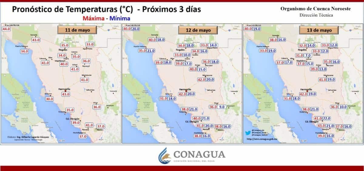 Pronostica CEPC continuidad de la ola de calor en Sonora