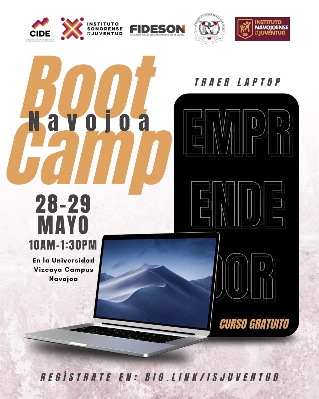 Gobierno de Sonora llevará Bootcamp Emprendedor a Navojoa para impulsar el talento joven