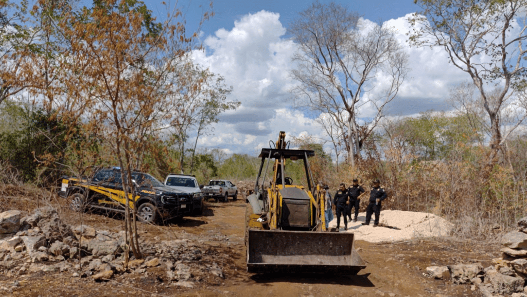 Profepa asegura maquinaria por desmonte ilegal en Cuxtal 1 Profepa